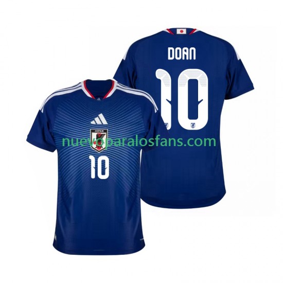 Camiseta de Fútbol Japón Ritsu Doan 10 Hombre Casa Copa Mundial 2026 Manga Corta
