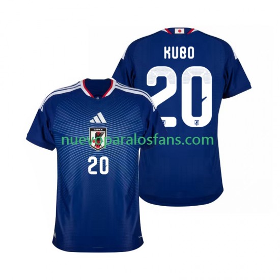 Camiseta de Fútbol Japón Kubo 20 Hombre Casa Copa Mundial 2026 Manga Corta