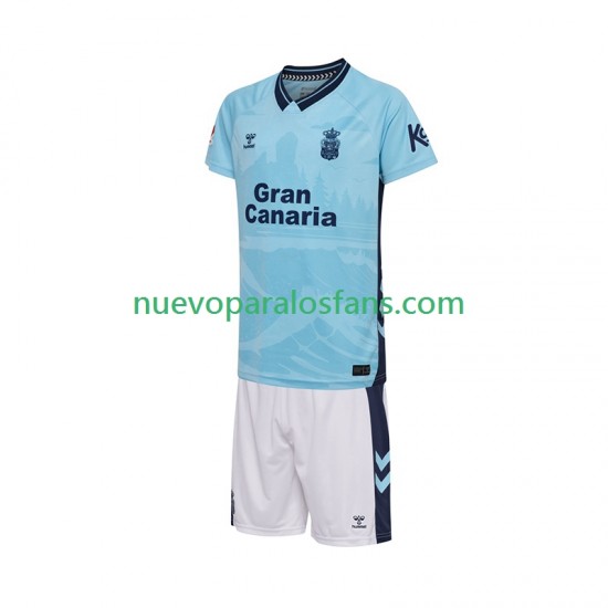Camiseta de Fútbol Las Palmas Niño Exterior 2025-2026 Manga Corta