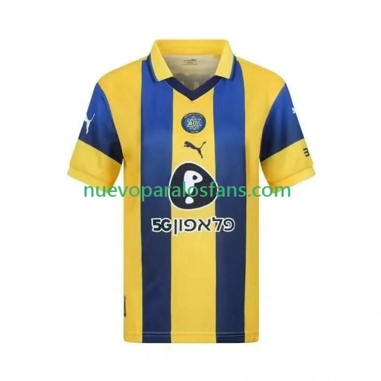 Camiseta de Fútbol Maccabi Tel Aviv Hombre Casa 2025-2026 Manga Corta