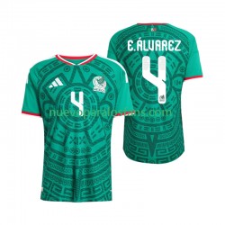 Camiseta de Fútbol México Edson Alvarez 4 Hombre Casa Copa Mundial 2026 Manga Corta