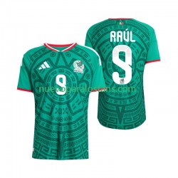 Camiseta de Fútbol México Raul Jimenez 9 Hombre Casa Copa Mundial 2026 Manga Corta