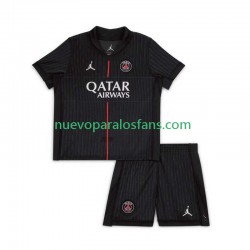 Camiseta de Fútbol Paris Saint-Germain Niño Cuarto 2025-2026 Manga Corta