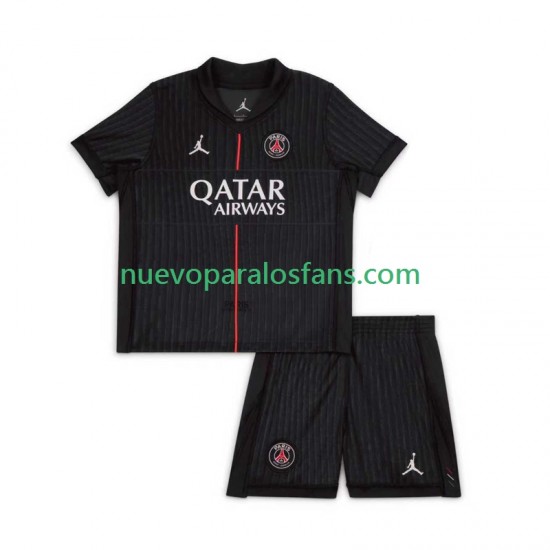 Camiseta de Fútbol Paris Saint-Germain Niño Cuarto 2025-2026 Manga Corta