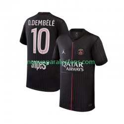 Camiseta de Fútbol Paris Saint-Germain Ousmane Dembele 10 Hombre Cuarto 2025-2026 Manga Corta