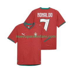 Camiseta de Fútbol Portugal Cristiano Ronaldo 7 Hombre Casa Copa Mundial 2026 Manga Corta