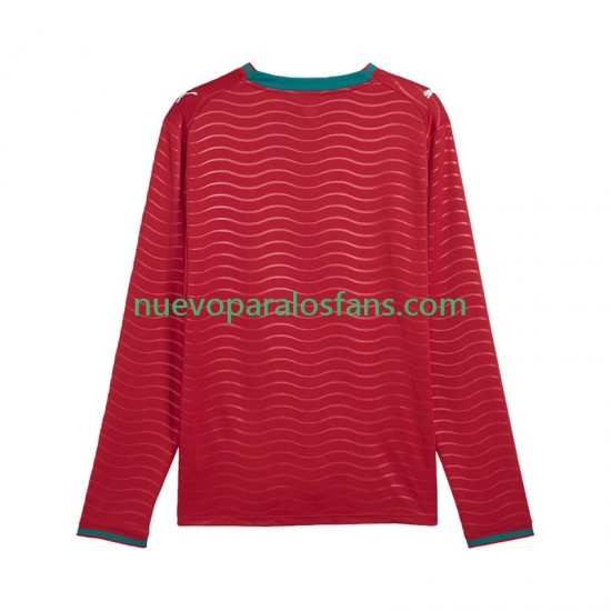 Camiseta de Fútbol Portugal Hombre Casa Copa Mundial 2026 Manga Larga