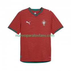 Camiseta de Fútbol Portugal Hombre Casa Copa Mundial 2026 Manga Corta