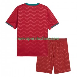 Camiseta de Fútbol Portugal Niño Casa Copa Mundial 2026 Manga Corta