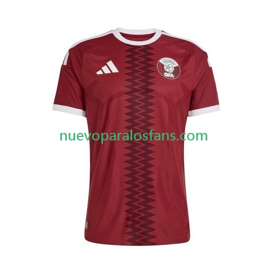 Camiseta de Fútbol Catar Hombre Casa Copa Mundial 2026 Manga Corta