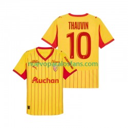 Camiseta de Fútbol RC Lens Florian Thauvin 10 Hombre Casa 2025-2026 Manga Corta