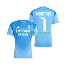 Camiseta de Fútbol Real Madrid Thibaut Courtois 1 Portero Hombre Casa 2025-2026 Manga Corta