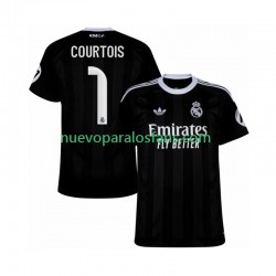 Camiseta de Fútbol Real Madrid Thibaut Courtois 1 Portero Hombre Tercera 2025-2026 Manga Corta