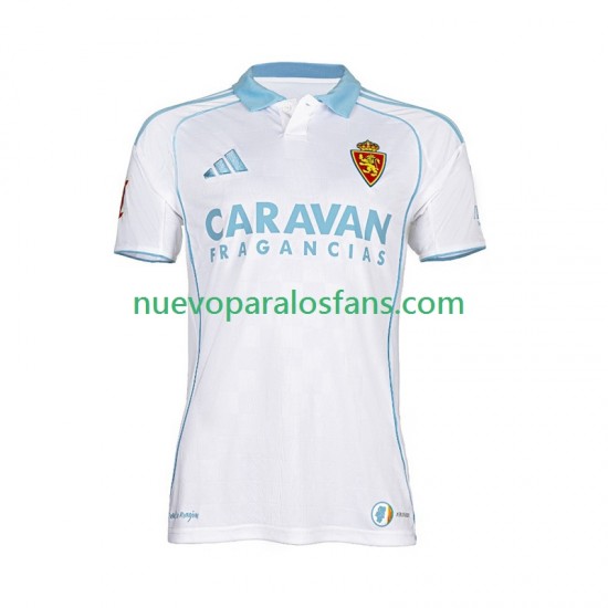Camiseta de Fútbol Real Zaragoza Hombre Casa 2025-2026 Manga Corta