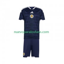 Camiseta de Fútbol Escocia Niño Casa 2026 Manga Corta