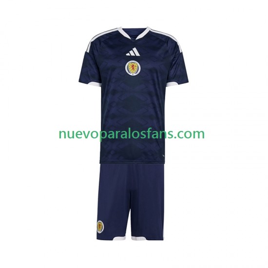 Camiseta de Fútbol Escocia Niño Casa 2026 Manga Corta
