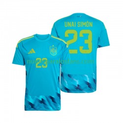 Camiseta de Fútbol España Unai Simon 23 Portero Hombre Casa Copa Mundial 2026 Manga Corta