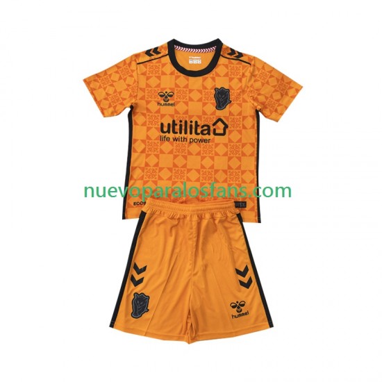 Camiseta de Fútbol Sunderland Portero Niño Tercera 2025-2026 Manga Corta