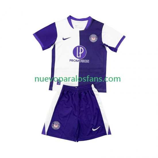 Camiseta de Fútbol Toulouse Niño Casa 2025-2026 Manga Corta