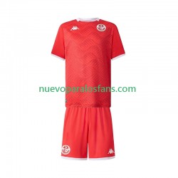Camiseta de Fútbol Túnez Niño Casa 2025 Manga Corta