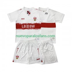 Camiseta de Fútbol VfB Stuttgart Niño Casa 2025-2026 Manga Corta