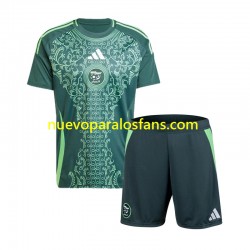 Camiseta de Fútbol Argelia Niño Exterior 2024-2025 Manga Corta