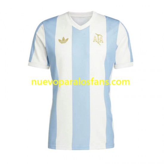 Camiseta de Fútbol Argentina 50 Anniversary Hombre Casa Manga Corta