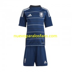 Camiseta de Fútbol Aston Villa Niño Tercera 2024-2025 Manga Corta