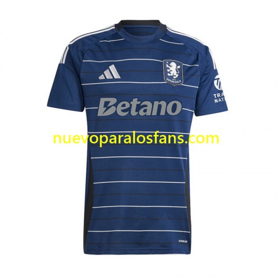 Camiseta de Fútbol Aston Villa Hombre Tercera 2024-2025 Manga Corta