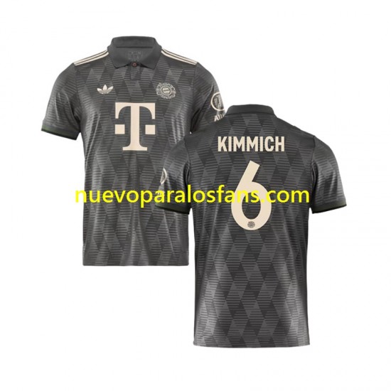 Camiseta de Fútbol Bayern de Múnich KIMMICH 6 Octoberfest Hombre Cuarto 2024-2025 Manga Corta