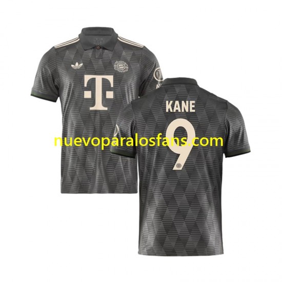 Camiseta de Fútbol Bayern de Múnich Kane 9 Octoberfest Hombre Cuarto 2024-2025 Manga Corta