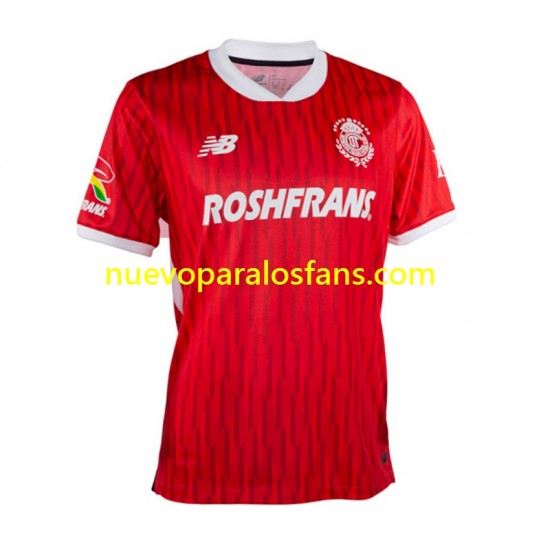 Camiseta de Fútbol Deportivo Toluca Hombre Casa 2024-2025 Manga Corta
