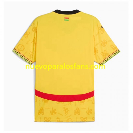 Camiseta de Fútbol Ghana Hombre Exterior 2024 Manga Corta
