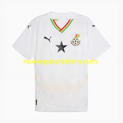 Camiseta de Fútbol Ghana Hombre Casa 2024 Manga Corta