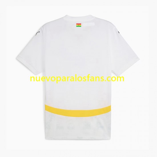 Camiseta de Fútbol Ghana Hombre Casa 2024 Manga Corta