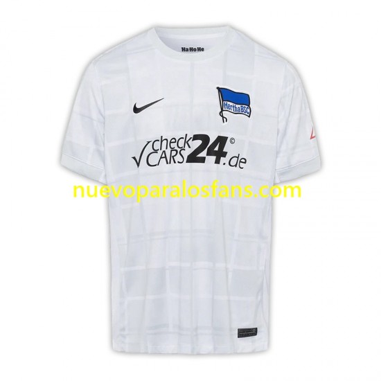 Camiseta de Fútbol Hertha BSC Hombre Cuarto 2024-2025 Manga Corta