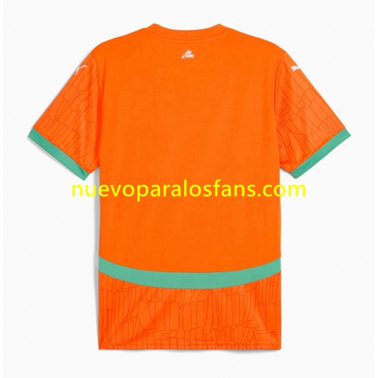 Camiseta de Fútbol Costa De Marfil Hombre Casa 2025 Manga Corta