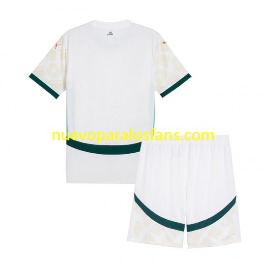 Camiseta de Fútbol Costa De Marfil Niño Exterior 2025 Manga Corta