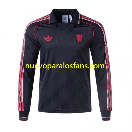 Camiseta de Fútbol Manchester United Special Hombre Casa 2024 Manga Larga