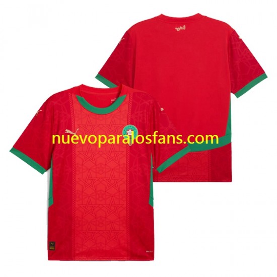 Camiseta de Fútbol Marruecos Hombre Casa 2024 Manga Corta