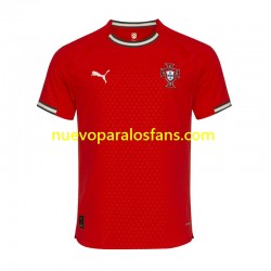 Camiseta de Fútbol Portugal Hombre Casa 2025 Manga Corta