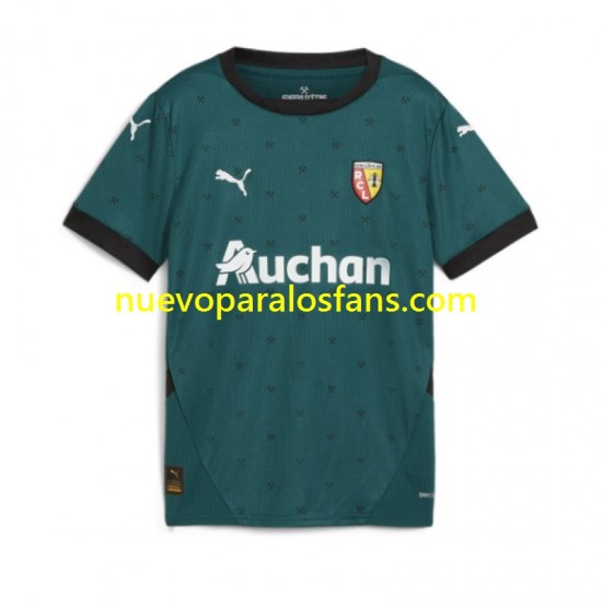 Camiseta de Fútbol RC Lens Hombre Exterior 2024-2025 Manga Corta