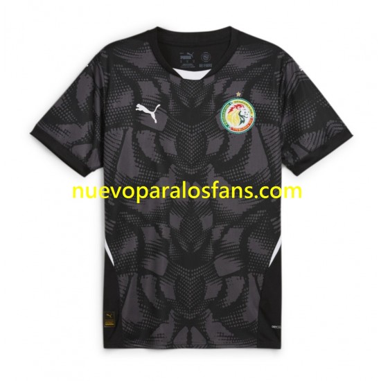 Camiseta de Fútbol Senegal Portero Hombre Exterior 2025 Manga Corta