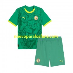 Camiseta de Fútbol Senegal Niño Exterior 2025 Manga Corta