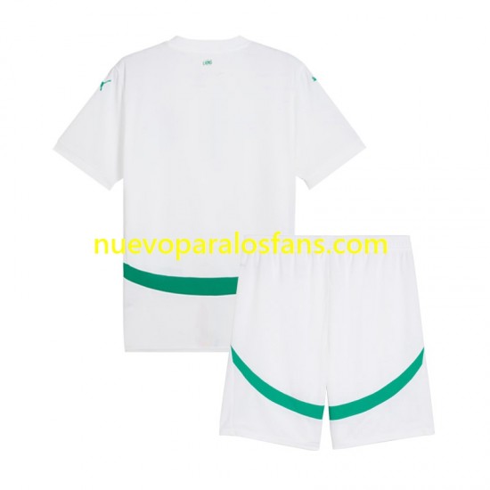 Camiseta de Fútbol Senegal Niño Casa 2025 Manga Corta