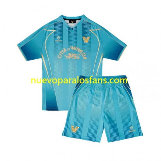 Camiseta de Fútbol Venezia Niño Tercera 2024-2025 Manga Corta