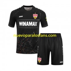 Camiseta de Fútbol VfB Stuttgart Niño Tercera 2024-2025 Manga Corta