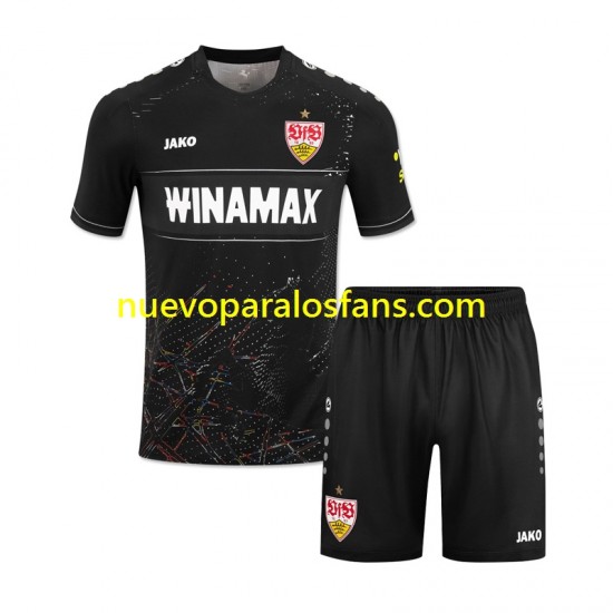 Camiseta de Fútbol VfB Stuttgart Niño Tercera 2024-2025 Manga Corta