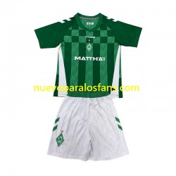 Camiseta de Fútbol Werder Bremen Niño Casa 2024-2025 Manga Corta