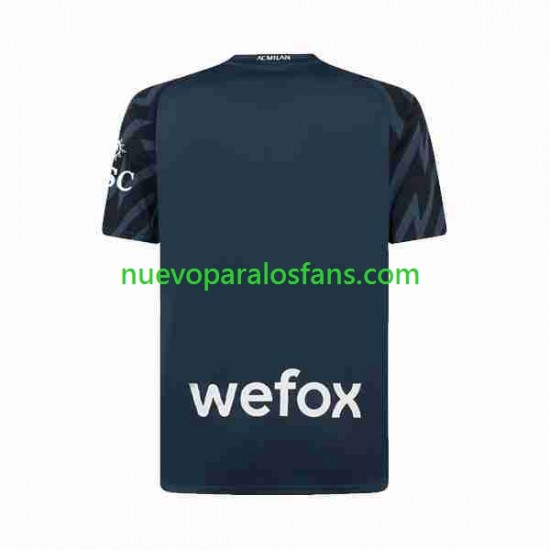 Camiseta de Fútbol AC Milan Portero Hombre Tercera 2023-2024 Manga Corta